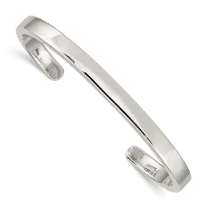 Sterling Silver Classic 7MM Cuff Bangle