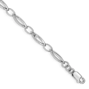 Sterling Silver Diamond White Ice Bracelet