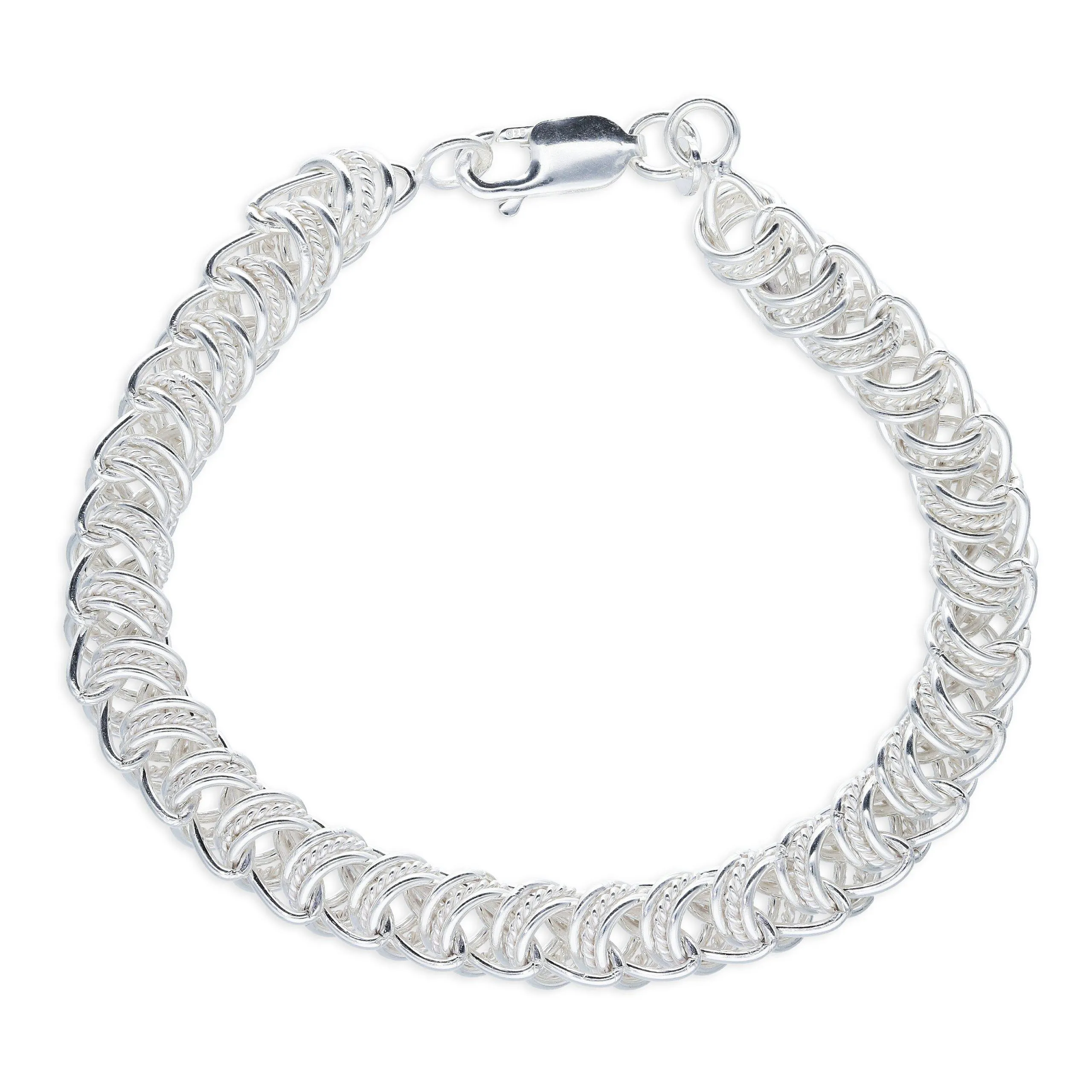 Sterling Silver Twisted Bracelet