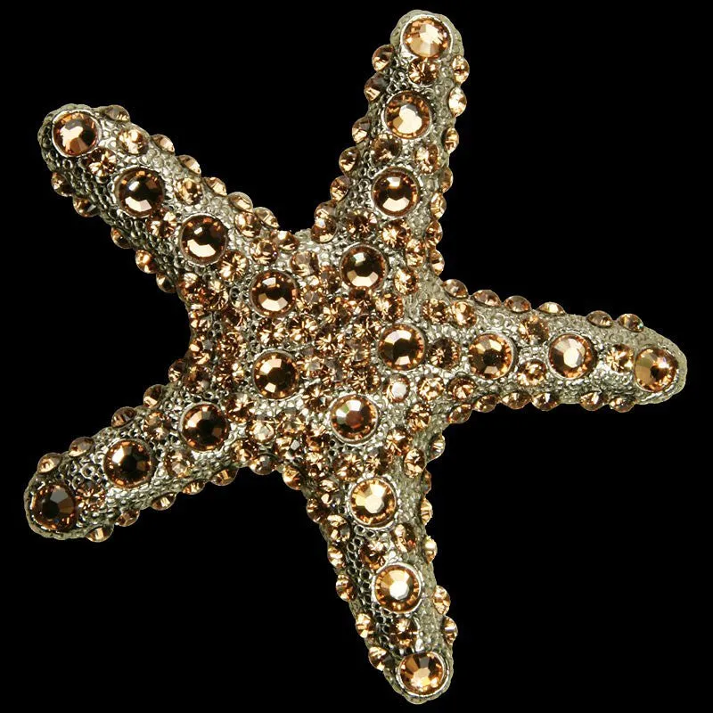 Swarovski Crystals Metal Starfish Decor Sets