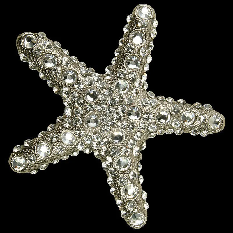 Swarovski Crystals Metal Starfish Decor Sets