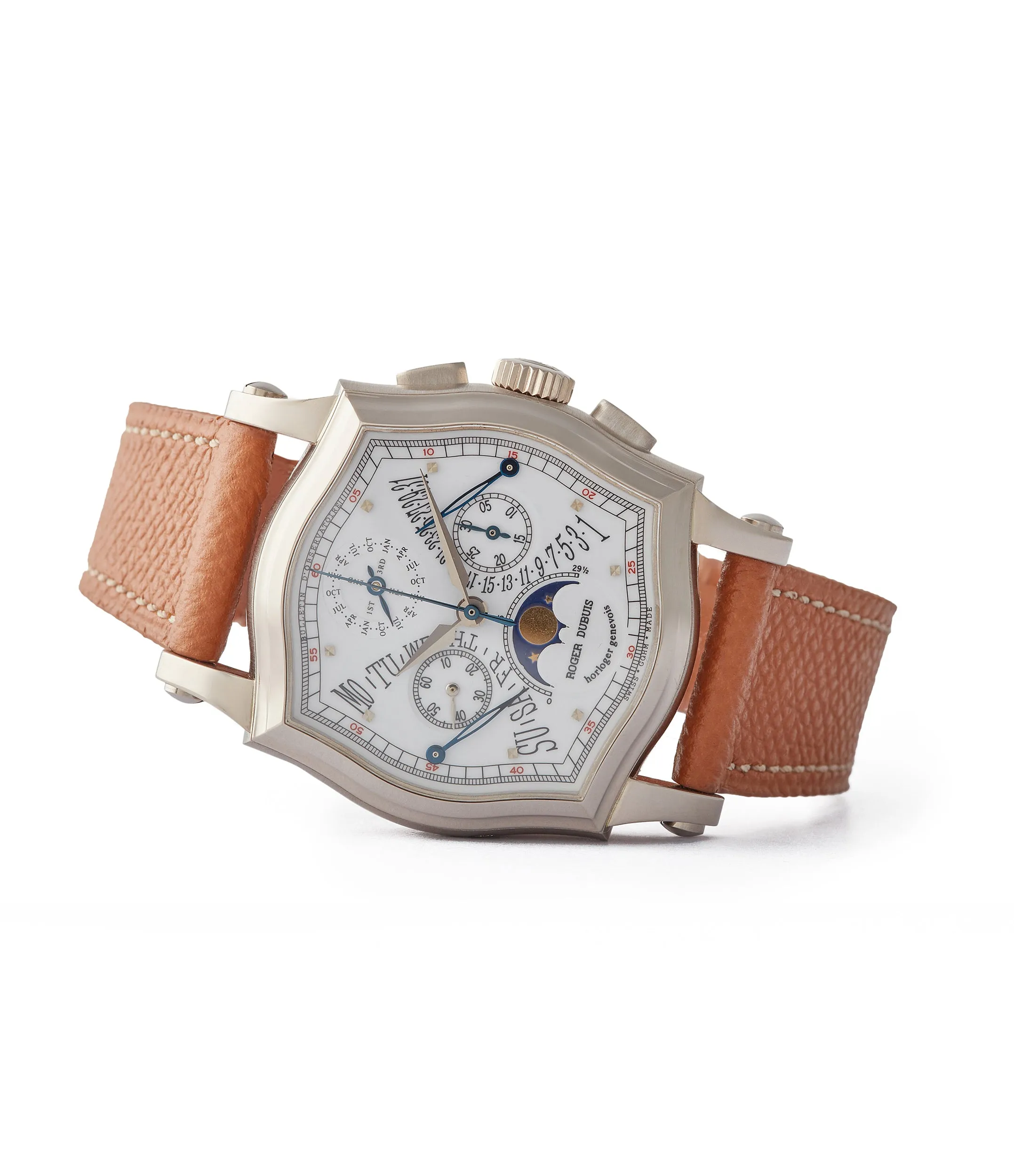 Sympathie Perpetual Calendar Chronograph | Bi-Retrograde | White Gold