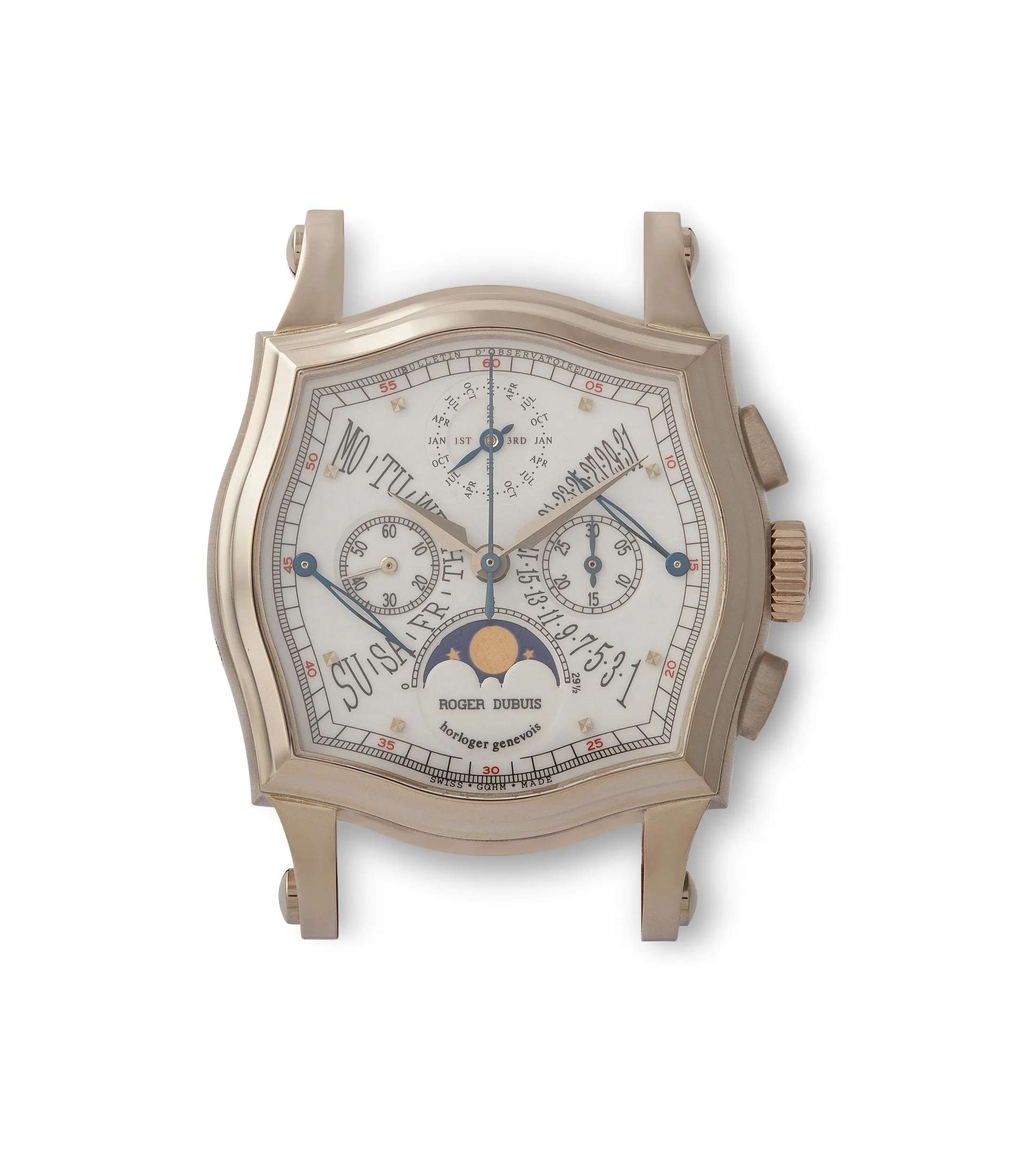 Sympathie Perpetual Calendar Chronograph | Bi-Retrograde | White Gold