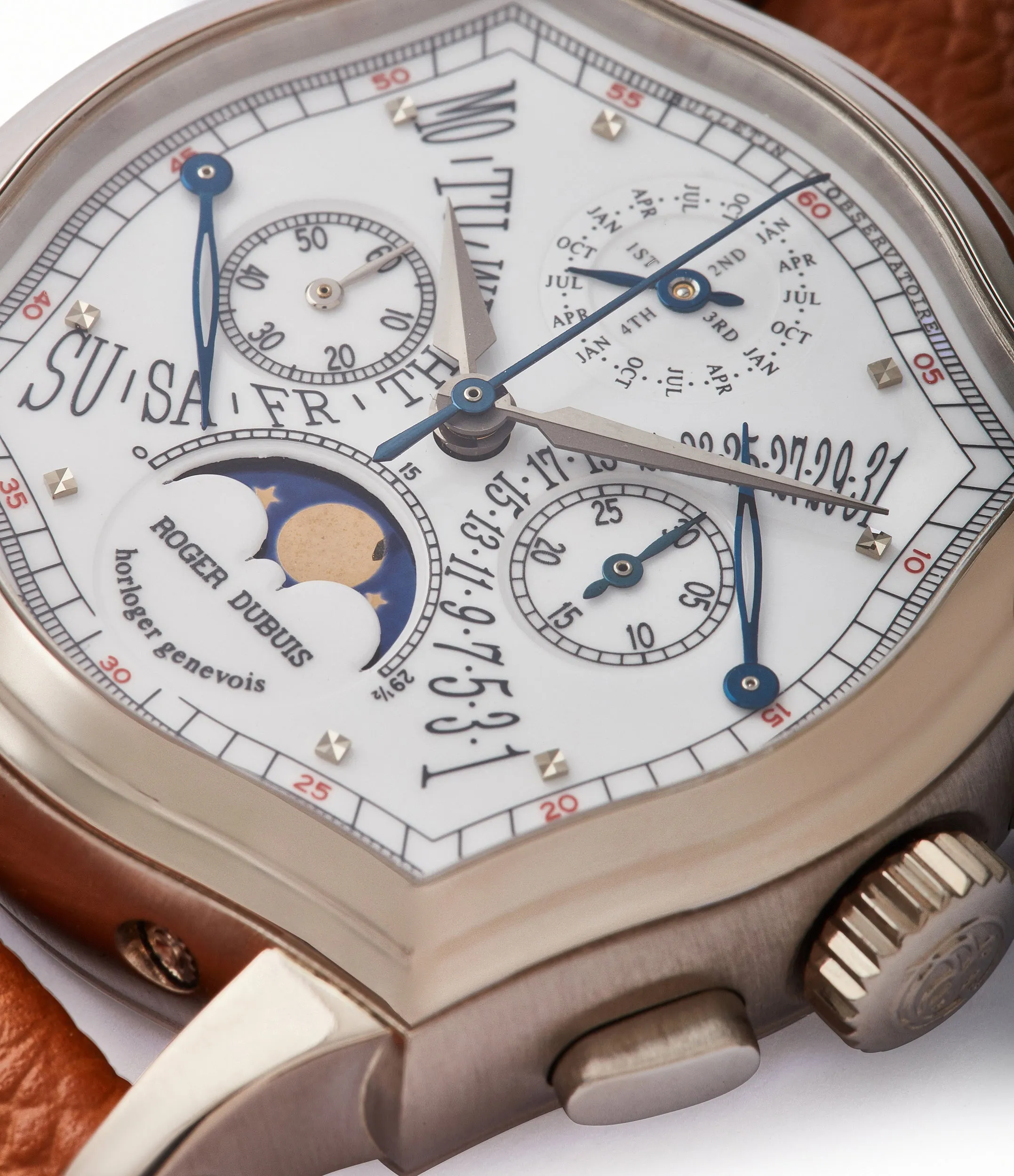 Sympathie Perpetual Calendar Chronograph | Bi-Retrograde | White Gold