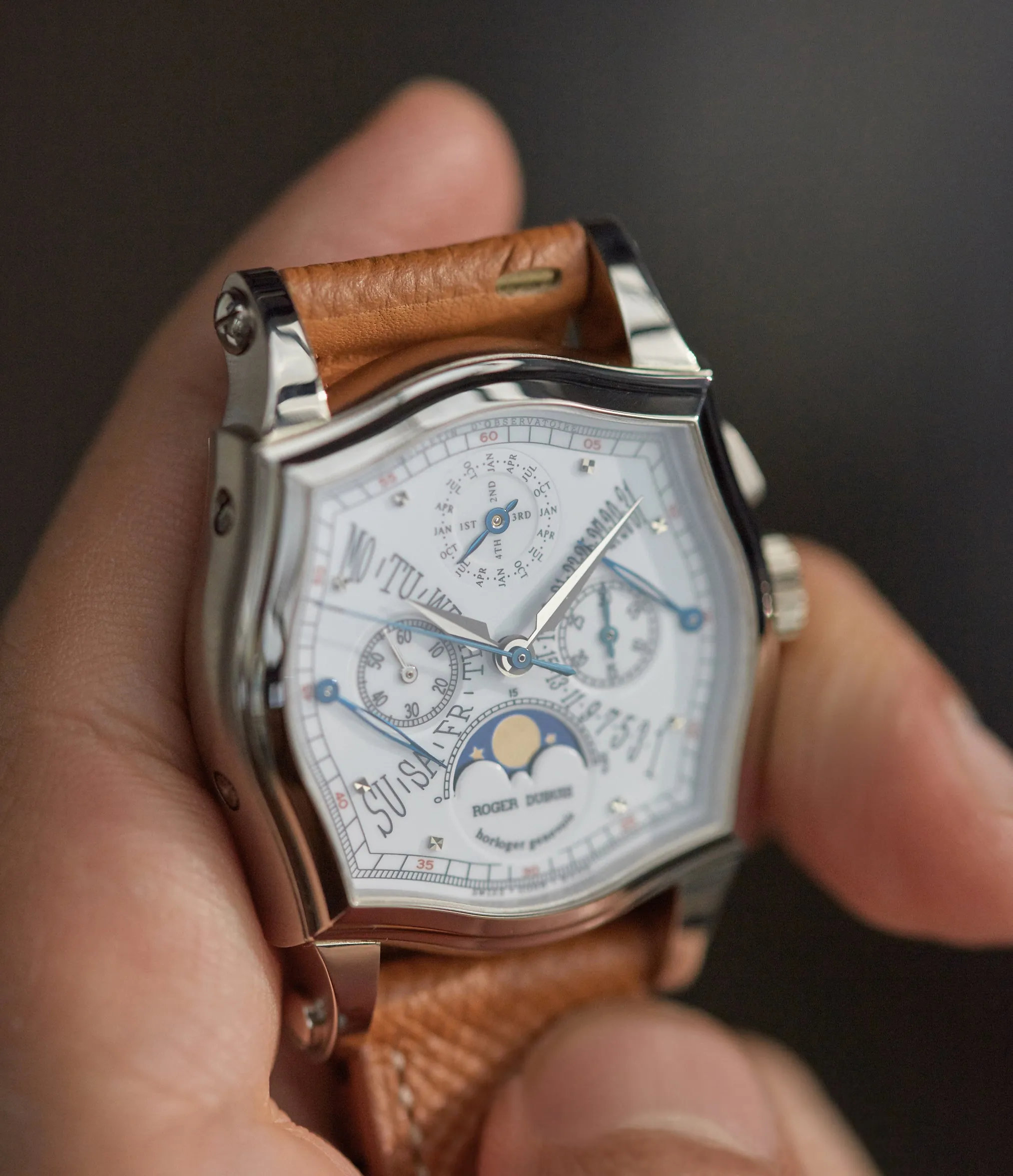 Sympathie Perpetual Calendar Chronograph | Bi-Retrograde | White Gold