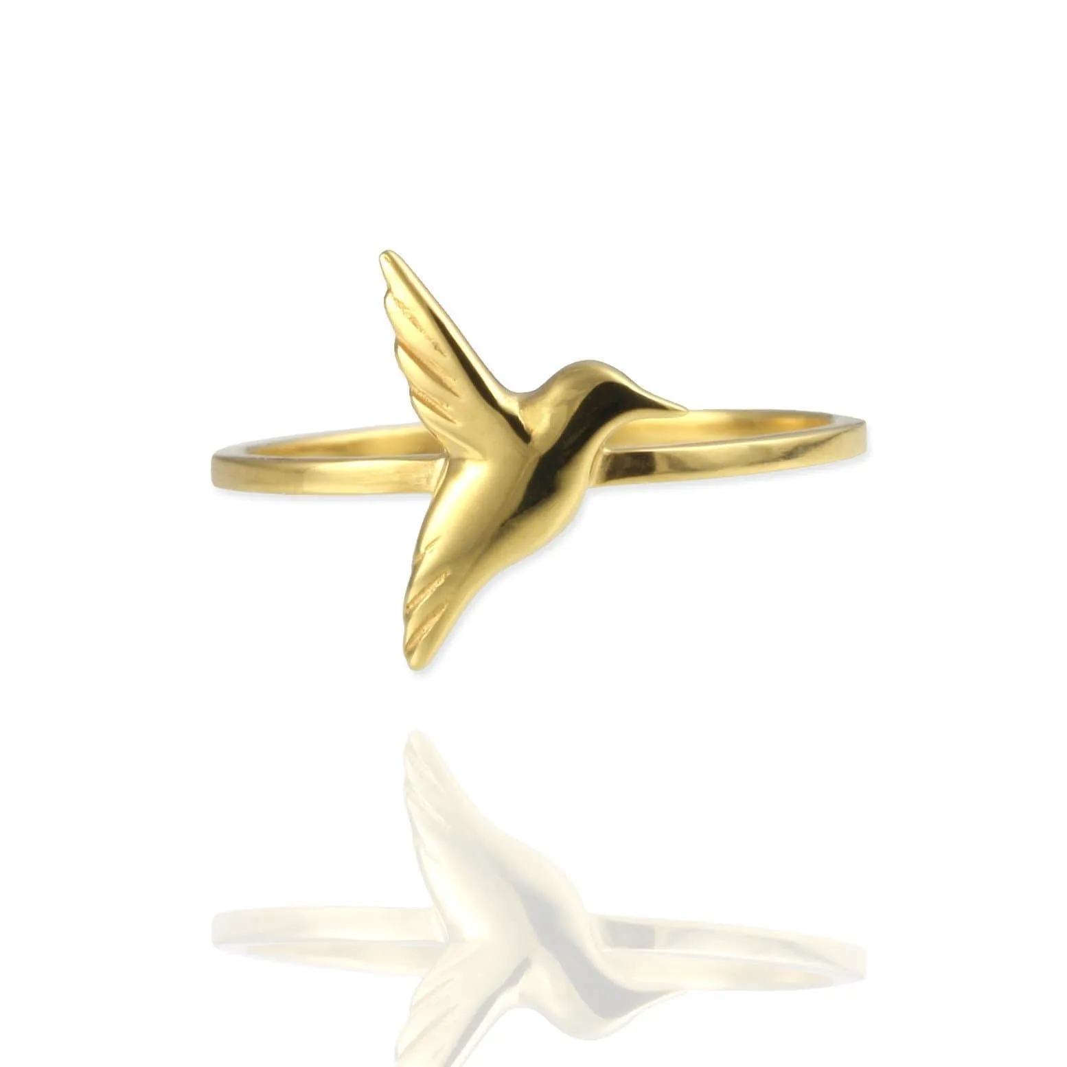 Tiny Hummingbird Ring