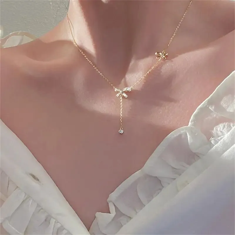 Treasure Pearl Delicate Zircon Necklace