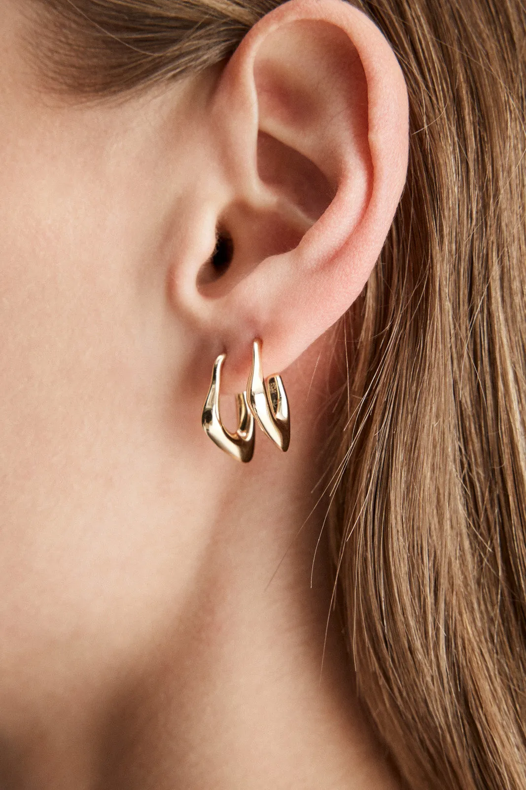 Wave Earring Gold